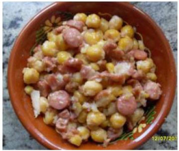 Garbanzos fritos thermomix